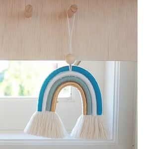 Handcrafted Rainbow Wall Hanging for Kids 5 inch long